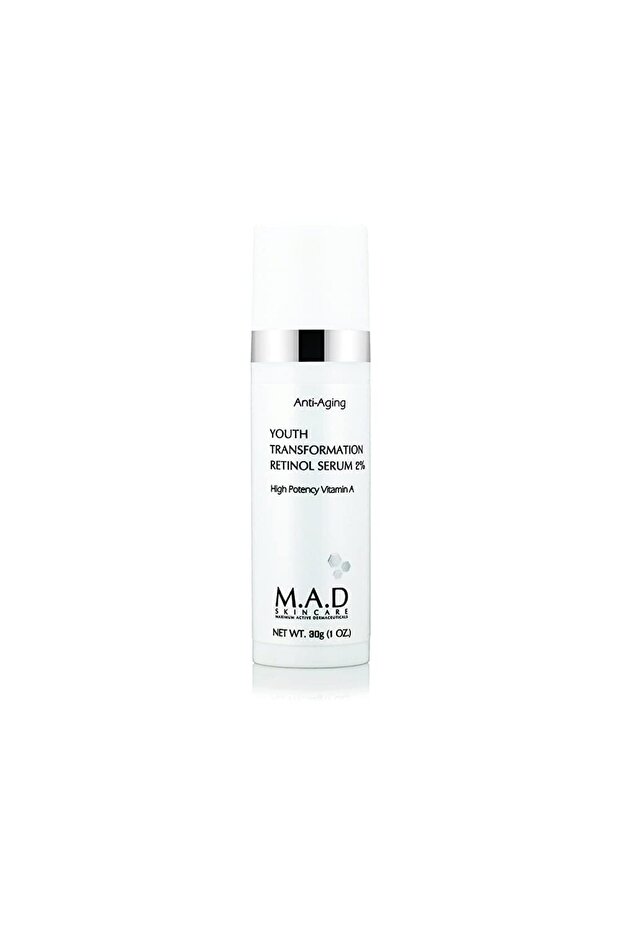 M.A.D Skincare Anti-Aging Youth Transformation Retinol Serum 2%, 30gm