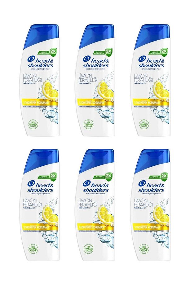 Head & Shoulders Şampuan 1-1 Limon Ferahlığı 330 Ml x6 Adet - 1
