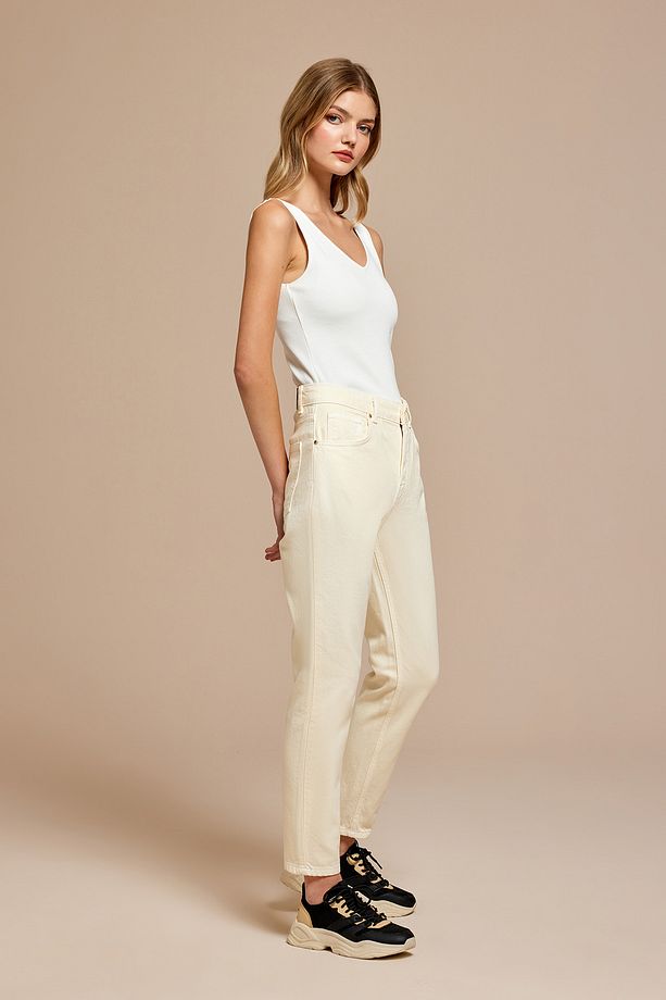Havuç Form Denim Pantolon - 4