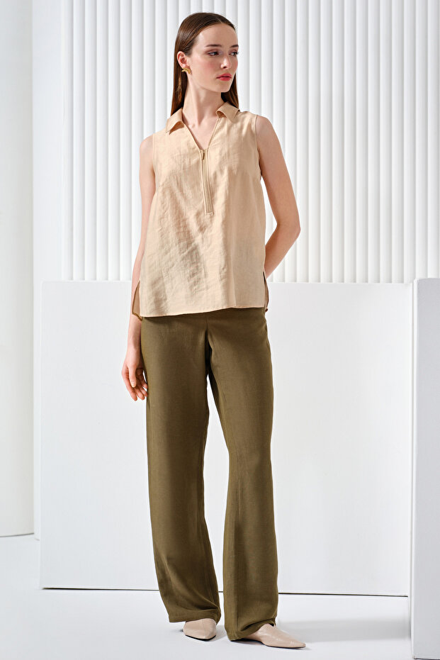 Bluză cu fermoar - 2