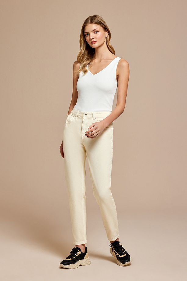 Havuç Form Denim Pantolon - 2