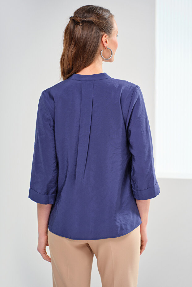 Truvakar Kol Düğmeli Bluz - 4