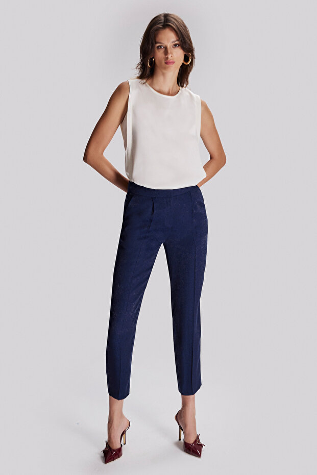 Dokulu Şık Pantolon - 2