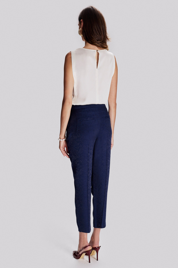 Dokulu Şık Pantolon - 4