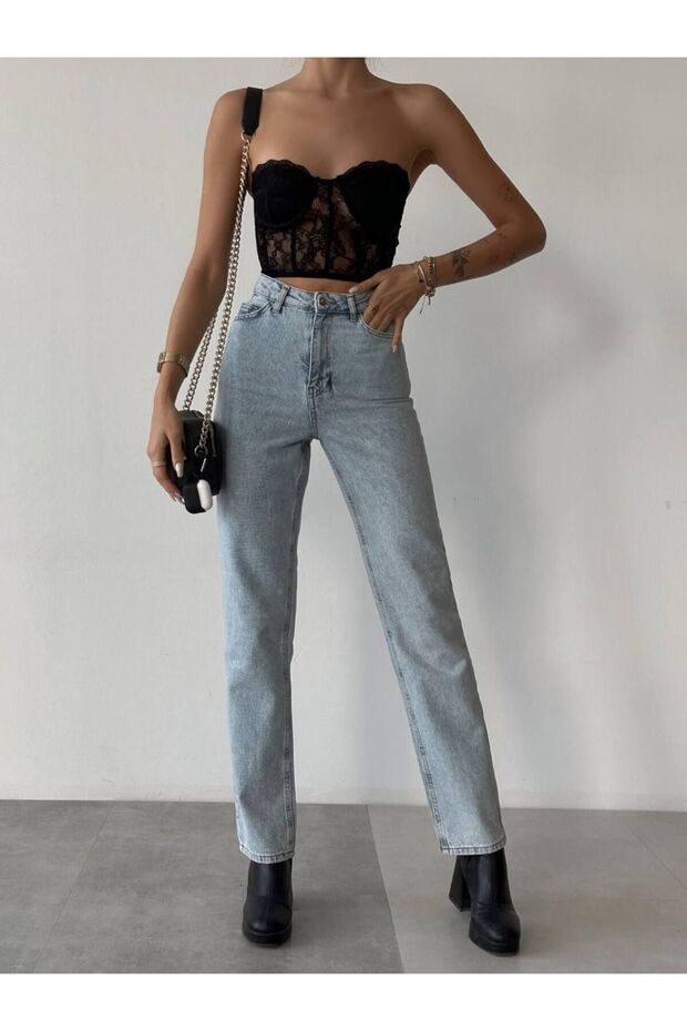 Leo 90s Dora Zero Canga - High Waist Relaxed Fit Women's Mom Jean Jeans