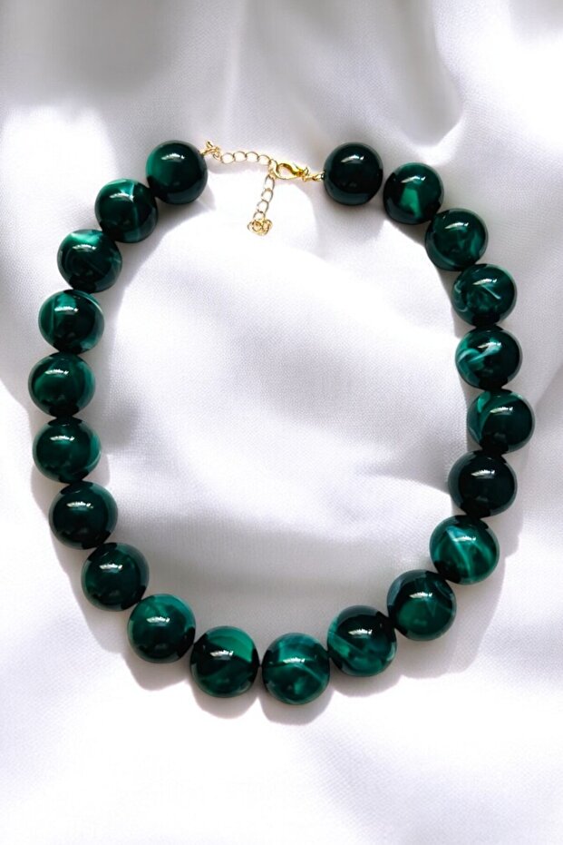 BASİC AKRİLİK TOP KOLYE - 2