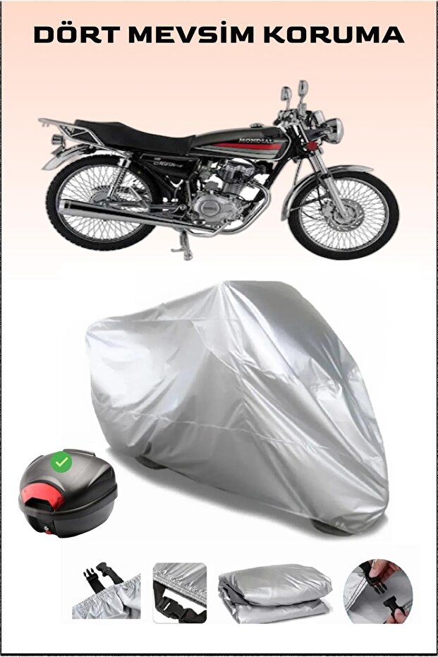 Mondial 100 Masti X Rear Bag Compatible Motorcycle Cover Waterproof Durable Fabric