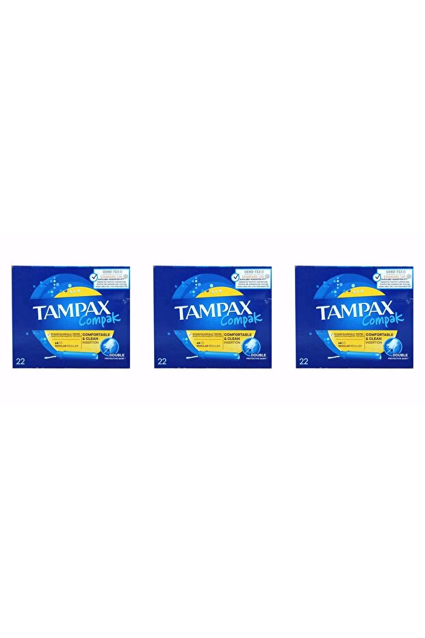 Compak Normal Tampon 22'Li -3 Paket - 1