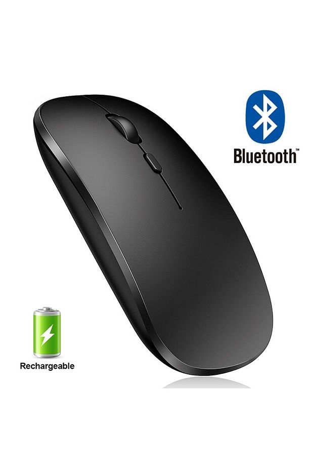 Bluetooth Şarjlı 2.4ghz Kablosuz Mouse Sessiz Tıklama - 1