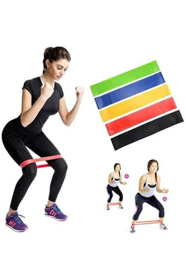 مجموعة حلقات تمارين المقاومة - 5 قطع - 2