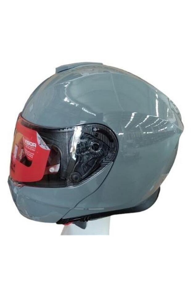 CYRIL GECKO SV ÇENEDEN AÇILIR KASK / SOLID A2 GLOSS GRAY - 1
