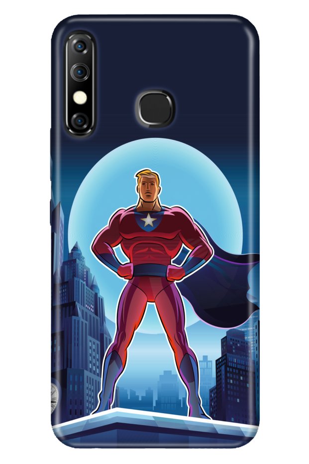 Infinix Hot 8 Case Mia Series Patterned Flexible Silicone - Hero