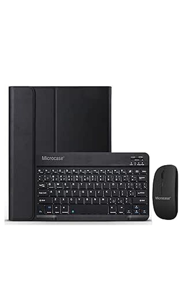 Samsung  Tab S10 Plus SM-X820 12.4 inch Tablet için Tablet Bluetooth Klavye ve Mouse + Kılıf BKK6 - 1