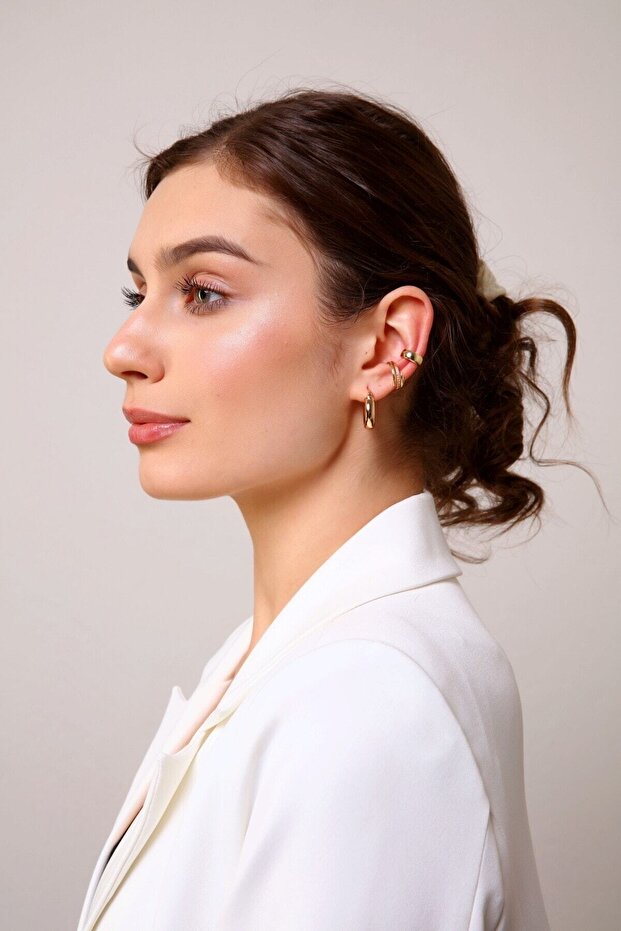 Gold Sarmal Earcuff Set - 6