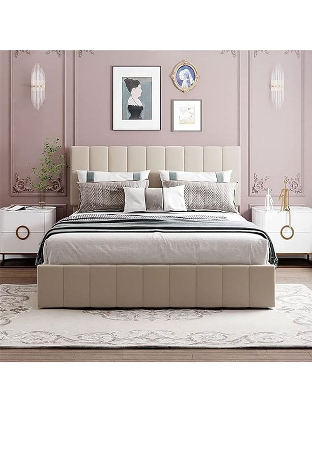 HSN Çift Kişilik Sandıklı Baza Başlık Seti RENK SEÇENEKLİ (YATAK DAHİL DEĞİLDİR) - 1
