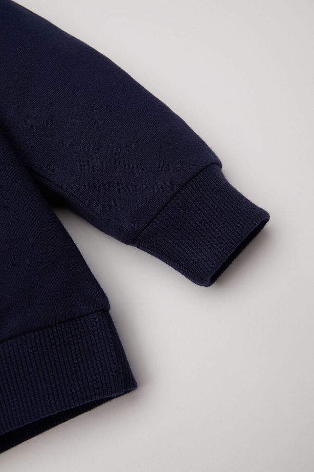 Erkek Bebek 2'li Takım Baskılı Bisiklet Yaka Sweatshirt Üst Jogger Eşofman Altı D0720a524wn - 4