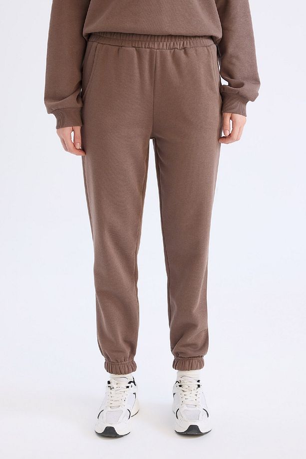 Regular Fit 2'li Takım Kalın Bisiklet Yaka Sweatshirt Esnek Belli Jogger Eşofman Altı D8022axns - 5
