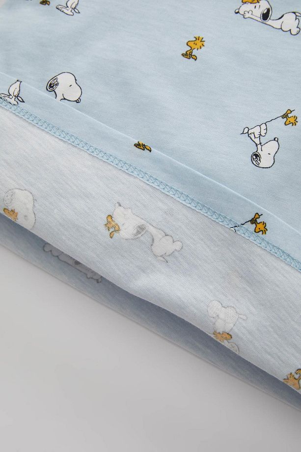 Erkek Bebek Snoopy Uzun Kollu Penye Pijama Takımı C0725a524sp - 5