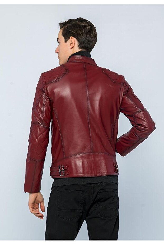 Erkek Deri Ceket E-1042 - 5