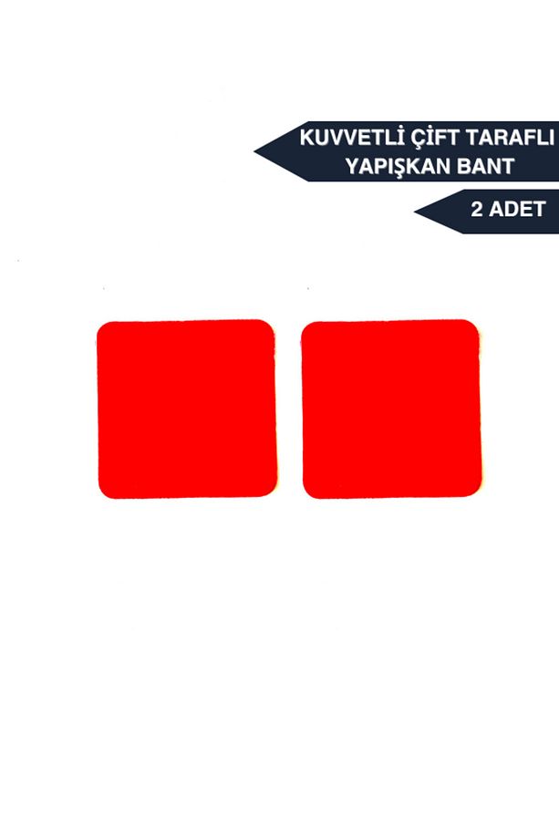 Yedek Kare Yapışkanlı Çift Taraflı Bant - 2 Adet - 1