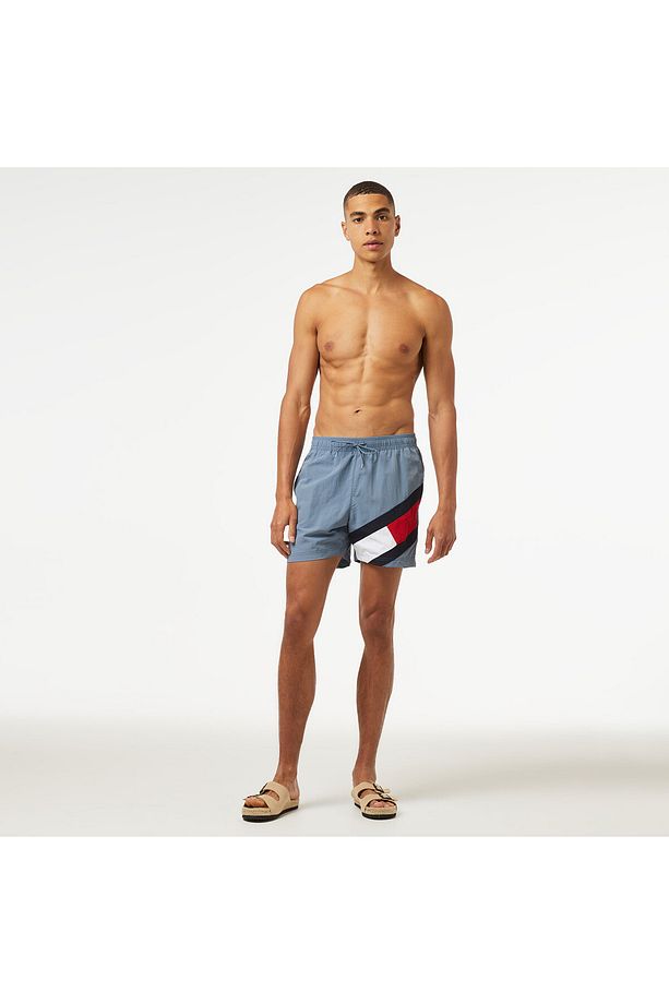 Sf Medium Drawstring Erkek Mavi Deniz Şortu - 1