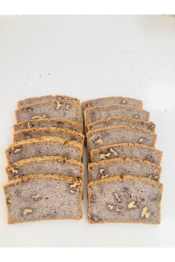 Glutensiz Karabuğday Ekmeği, Cevizli_3x1000gr_mayasız, Aktive Edilmiş Karabuğday Tohumu - 5