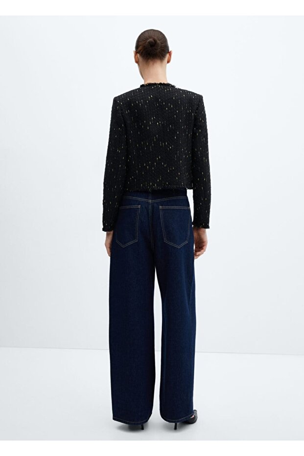 Sim Detaylı Tüvit Ceket - 4