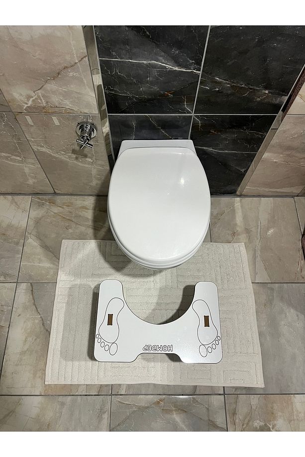 Tuvalet Wc Taburesi Basamak Klozet Altı Tabure Ayak Destek Taburesi Çocuk Yetişkin - 8