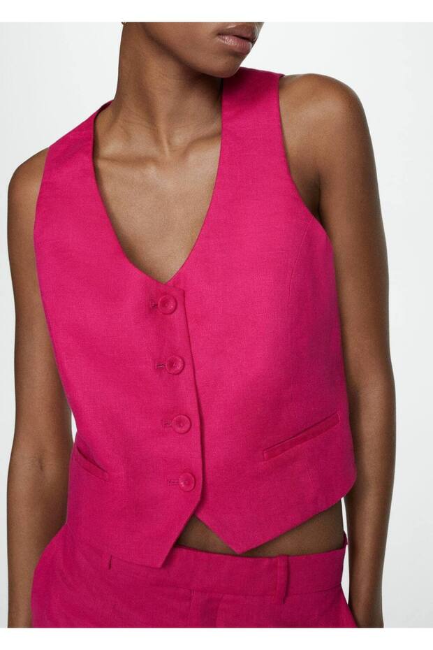 Keten takım yelek - 7