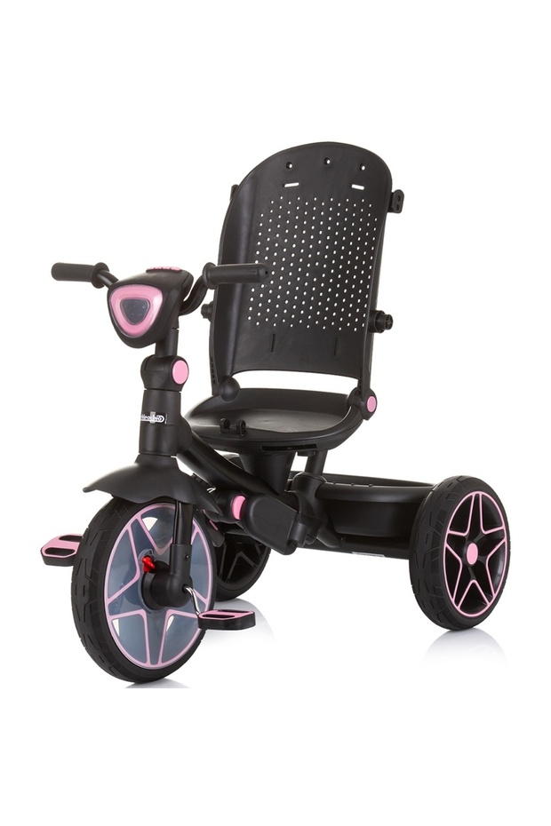 Tricycle with canopy and reversible seat Chipolino Derby flamingo - 8