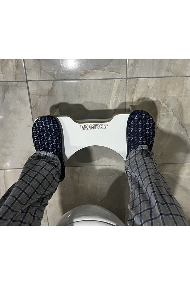 Tuvalet Wc Taburesi Basamak Klozet Altı Tabure Ayak Destek Taburesi Çocuk Yetişkin - 7