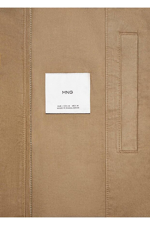 Lyocell Linen Bomber Jacket - 7