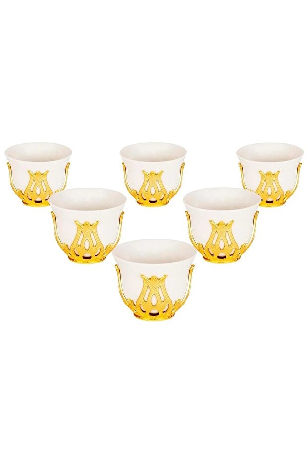 6 Pieces Mirra and Zemzem Set - Arab Espresso Coffee Cup