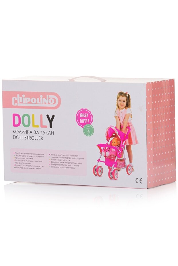 Chipolino Dolly unicorns doll stroller - 5