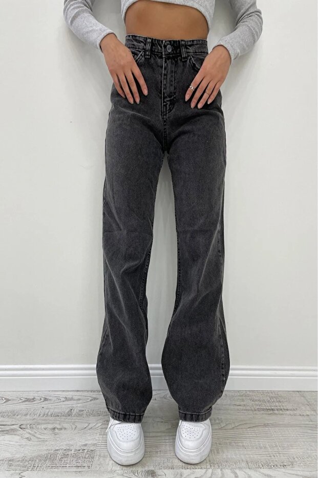 Steve Bolpaça Smoked Palazzo Lycra Loose Jeans
