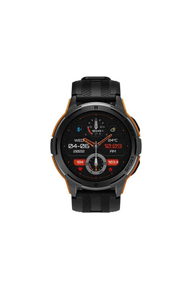 Motive 8C Bluetooth Calling Smart Watch, 1.43” AMOLED Display, Waterproof, Health Management, Black