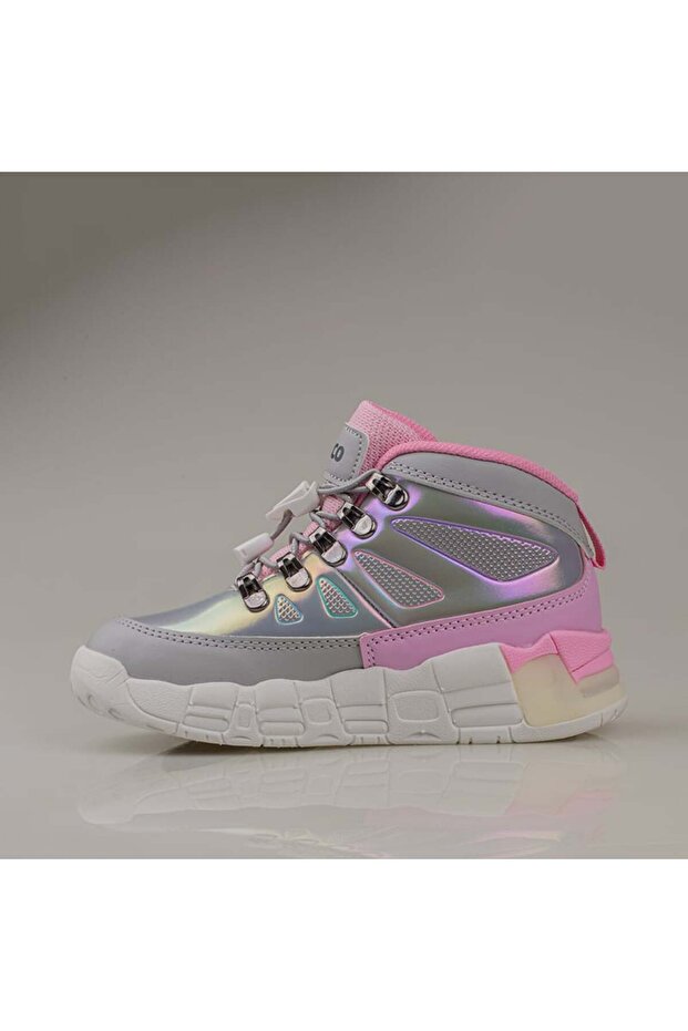 Gri Ellen Işıklı Unisex Bot - 3