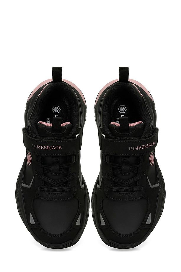 KONG PU 4PR Siyah Kız Çocuk Sneaker - 4