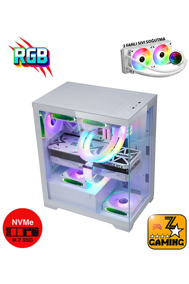 Scorpion X32 Ryzen 7 5700X 32GB DDR4 RAM 512GB NVMe M.2 SSD RTX3060 12GB Oyuncu Masaüstü Bilgisayar - 5