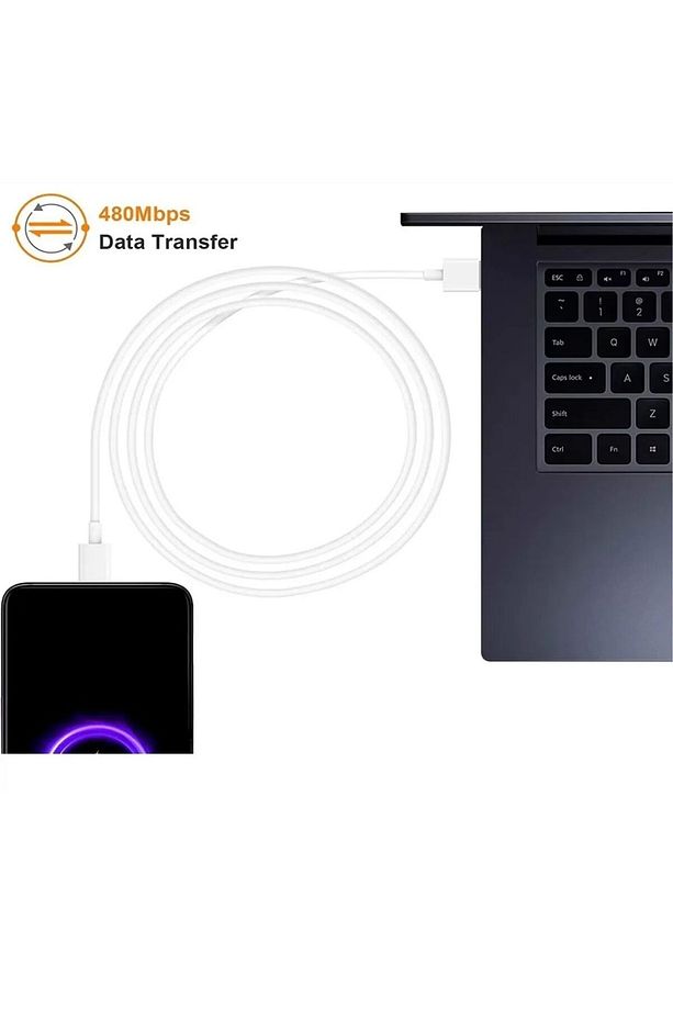 Type-c Turbo Hızlı Şarj Kablosu | 33w 67w 120w 240w Uyumlu | 6a | 1m Veri Ve Şarj Kablosu - 2