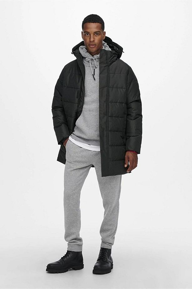 22020156 Onscarl Lıfe Long Qulted Coat Otw Noos - 5
