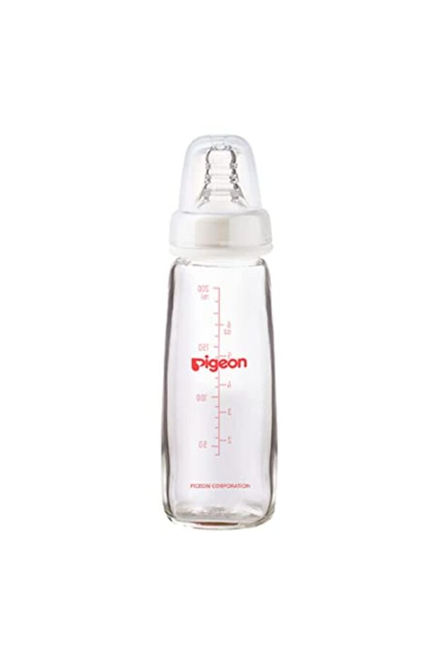 Slim Neck Glass Bottle With Cap, 200ml, Multicolour