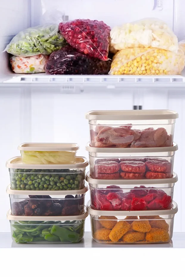 Set of 4 Easybox Multi-Purpose Storage Containers Can Be Used in Microwave and Freezing Cream - 4