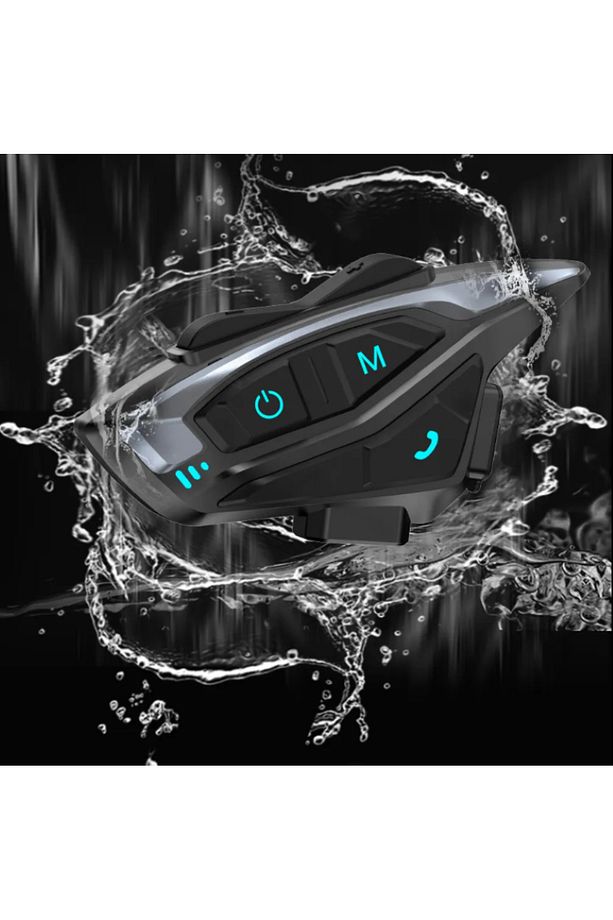 8 Kişilik Motosiklet Kask Interkom Bluetooth Intercom Kulaklık Seti - 4