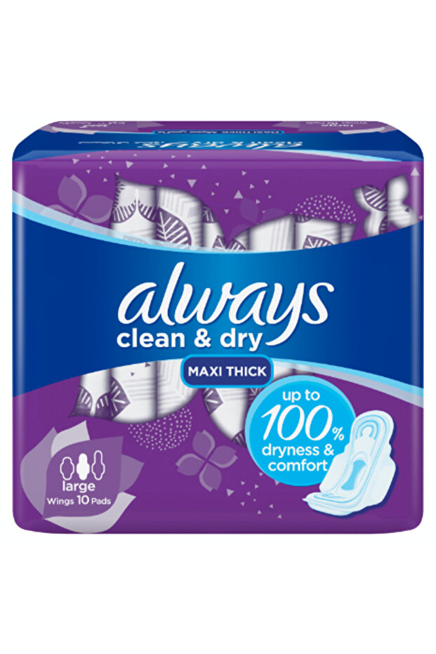 Clean & Dry Maxi Thick 10S (Violet)