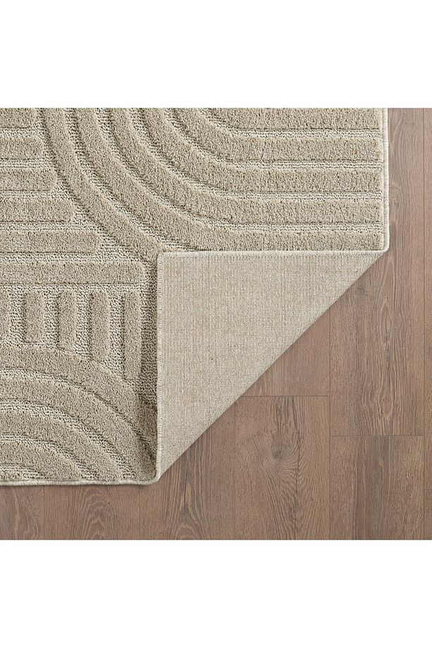 modern soft yumuşak bukle taban kabartmalı  Salon oturma odası mutfak halısı - 4