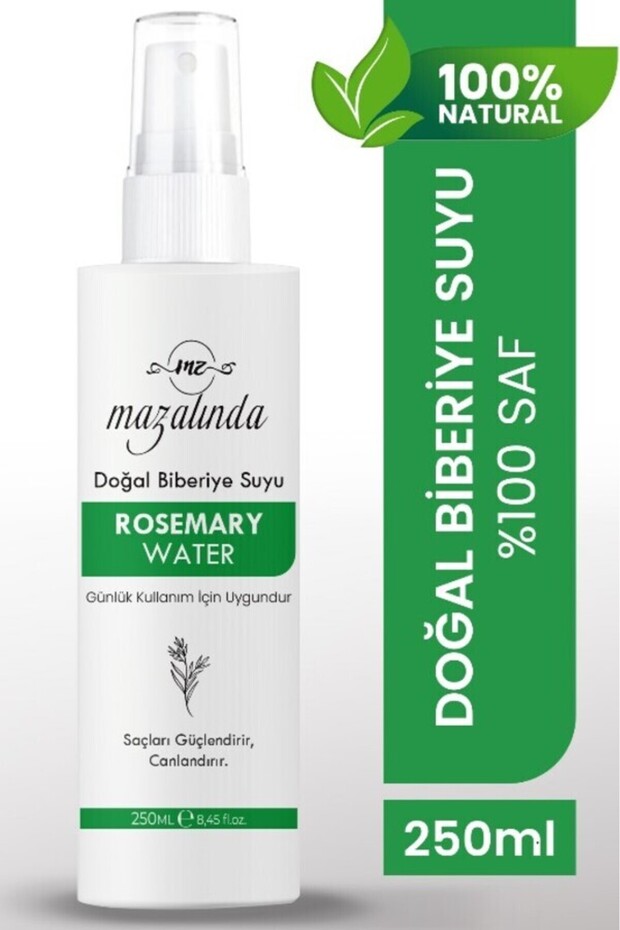 Natural Rosemary Water Hair Tonic Revitalizing and Anti-Hair Loss 250ml