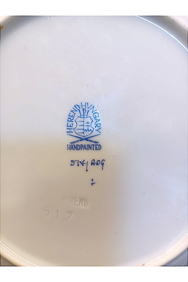 MACARİSTAN HEREND DAMGA PASTA TABAĞI - 5