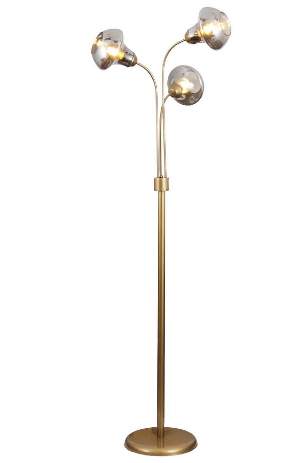 Zambak 3 Lü Eskitme Lambader 2044F Modern Oturma Odası, Yatak Odası, Salon Lambader - 2