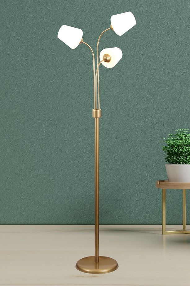 Zambak 3 Lü Eskitme Lambader Ermando CM Modern Oturma Odası, Yatak Odası, Salon Lambader - 1